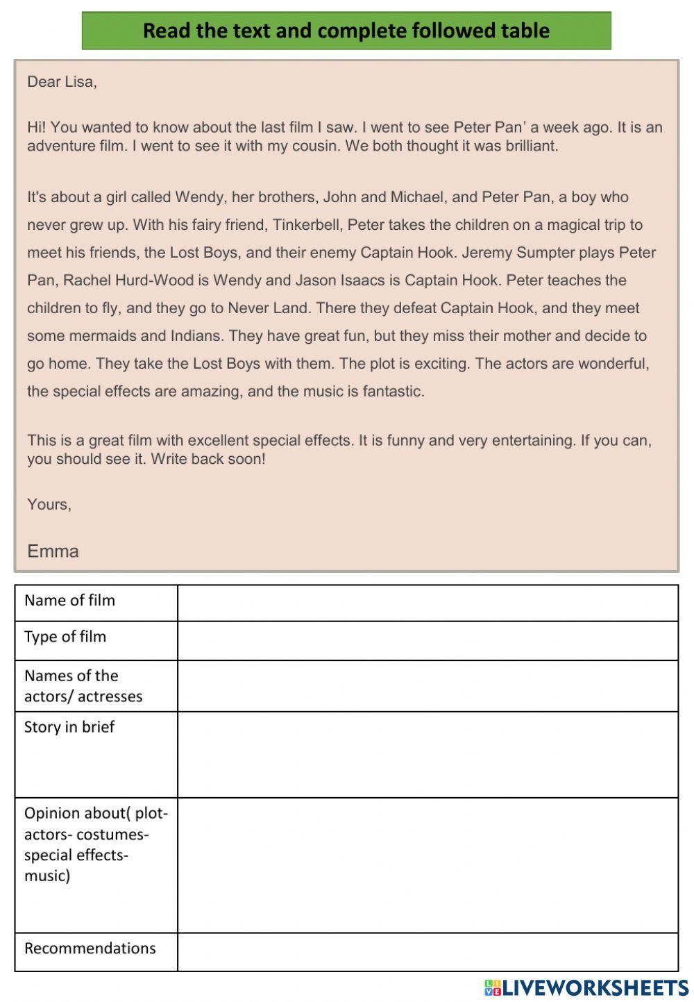 7b- Films, books and newspapers