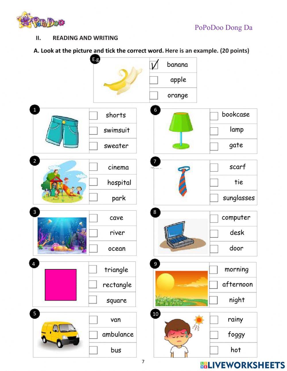 Spelling bee mock test 2