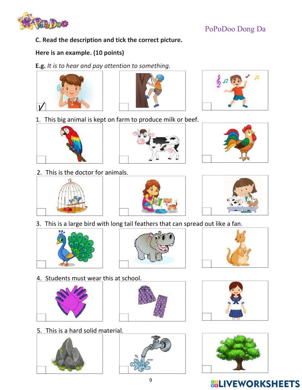 Spelling bee mock test 2