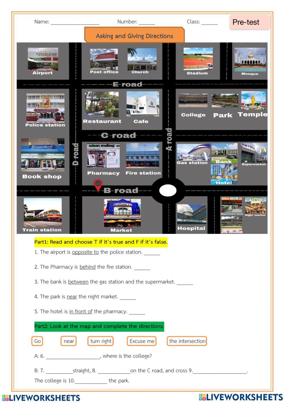 Asking and Giving directions