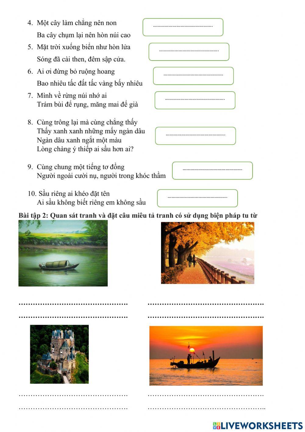 Các biện pháp tu từ