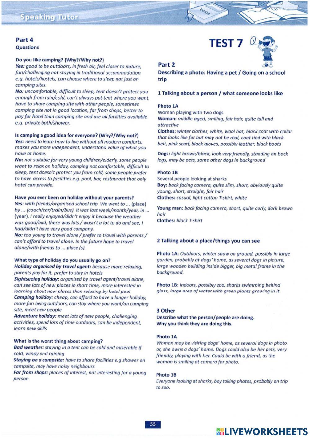 Succeed PET Speaking 6-7