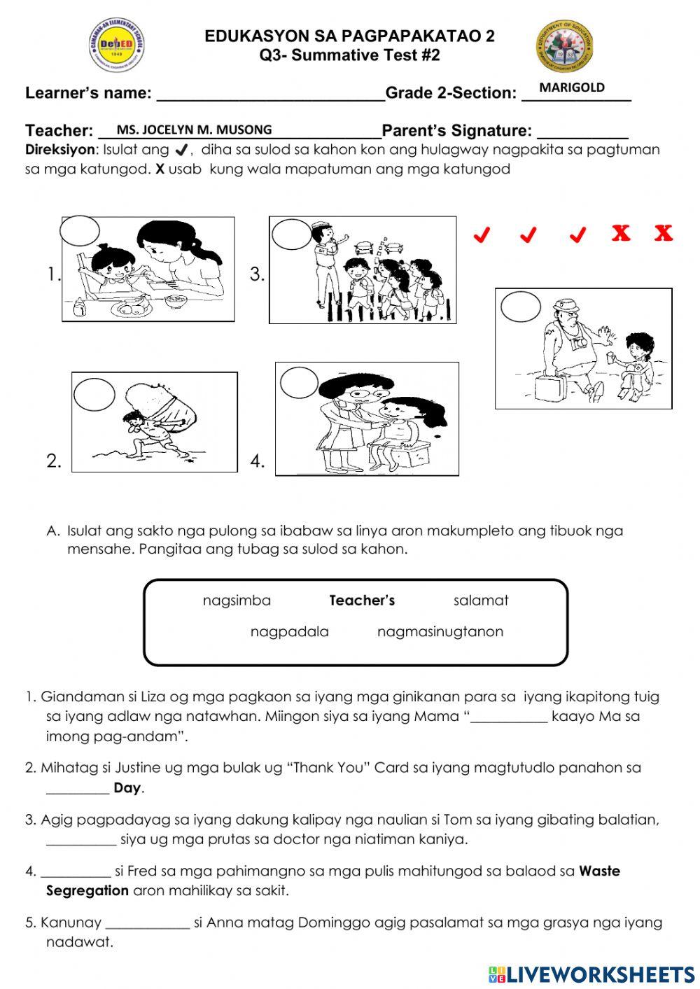 Q3 esp summative test no.2