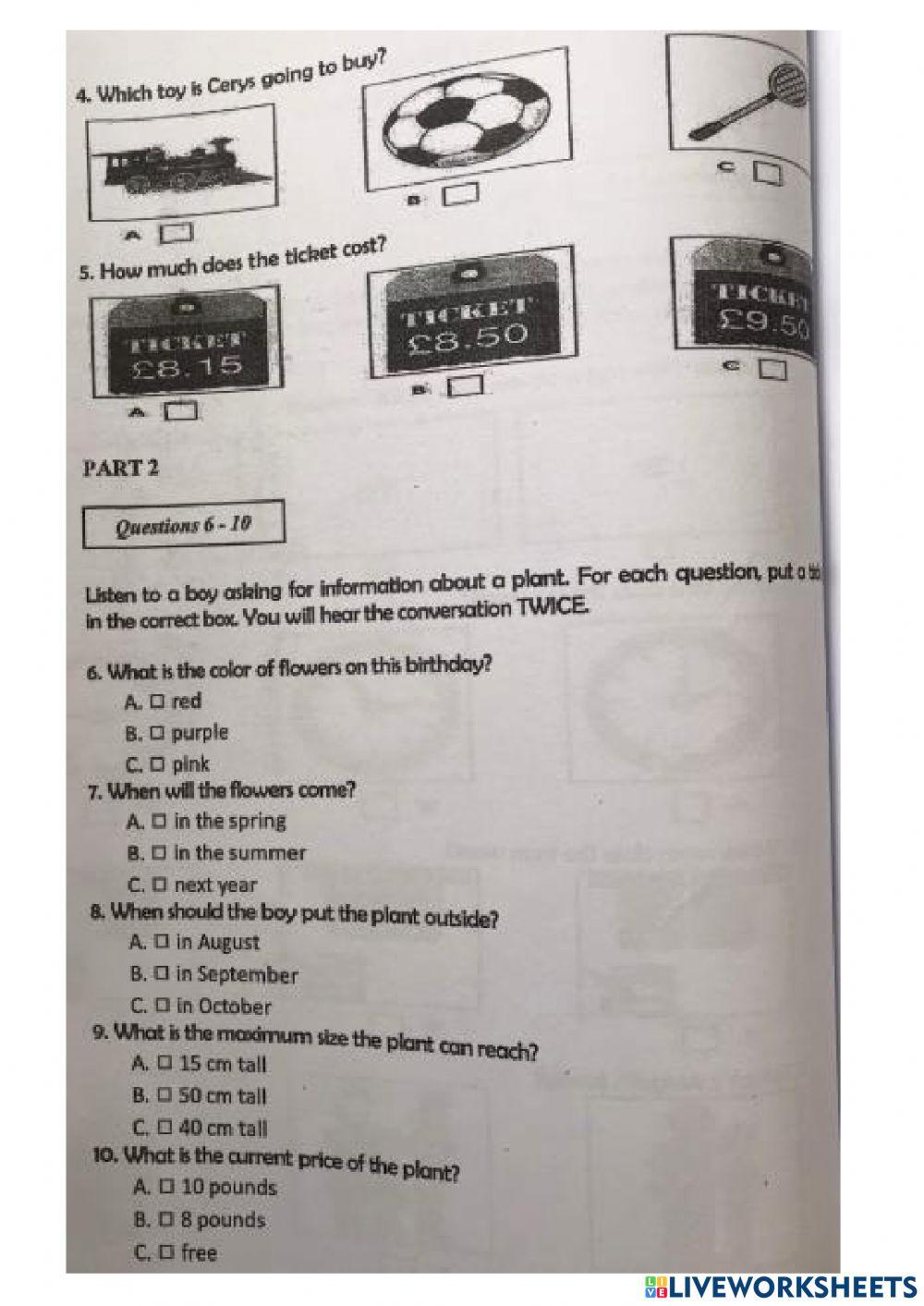 Tieng anh a2-listening-test 13