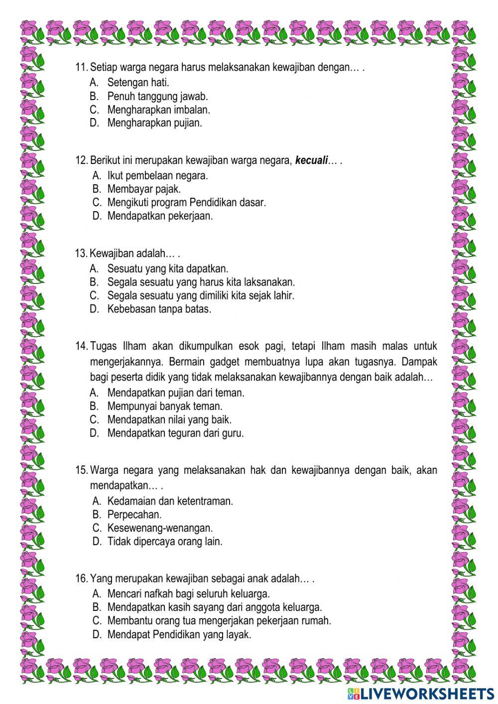 PAS 2 PKn Kelas 6 PAS 2 PKn Kelas 6