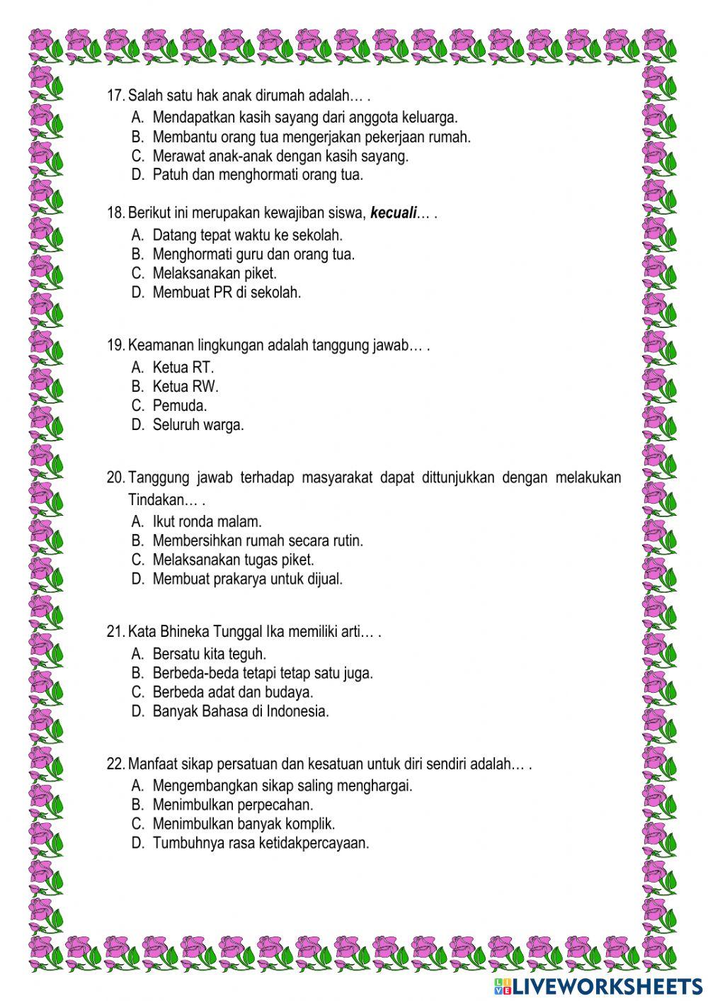 PAS 2 PKn Kelas 6 PAS 2 PKn Kelas 6