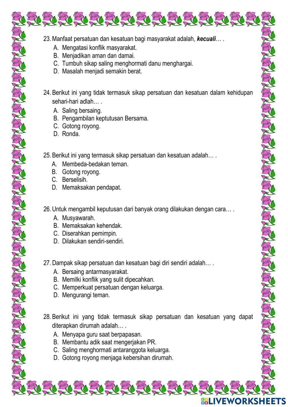 PAS 2 PKn Kelas 6 PAS 2 PKn Kelas 6