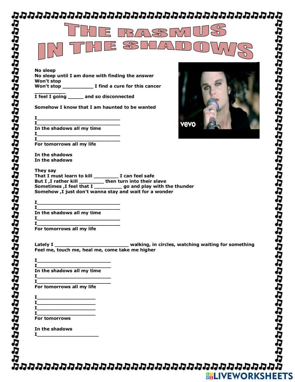 In the shadow (present perfect progressive)