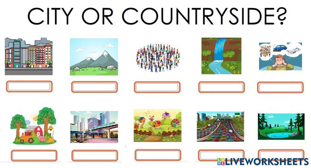 City or countryside?