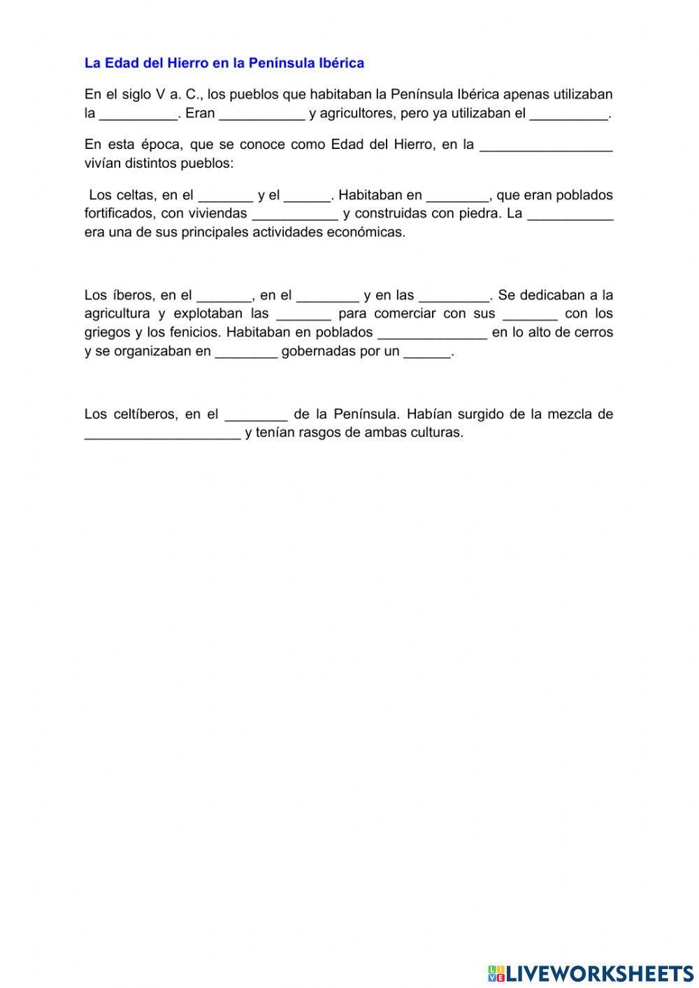 Edad Antigua en la Península Ibérica