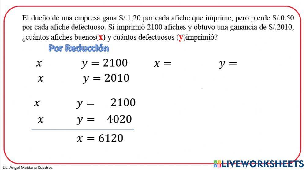 Sistemas de Ecuaciones 4