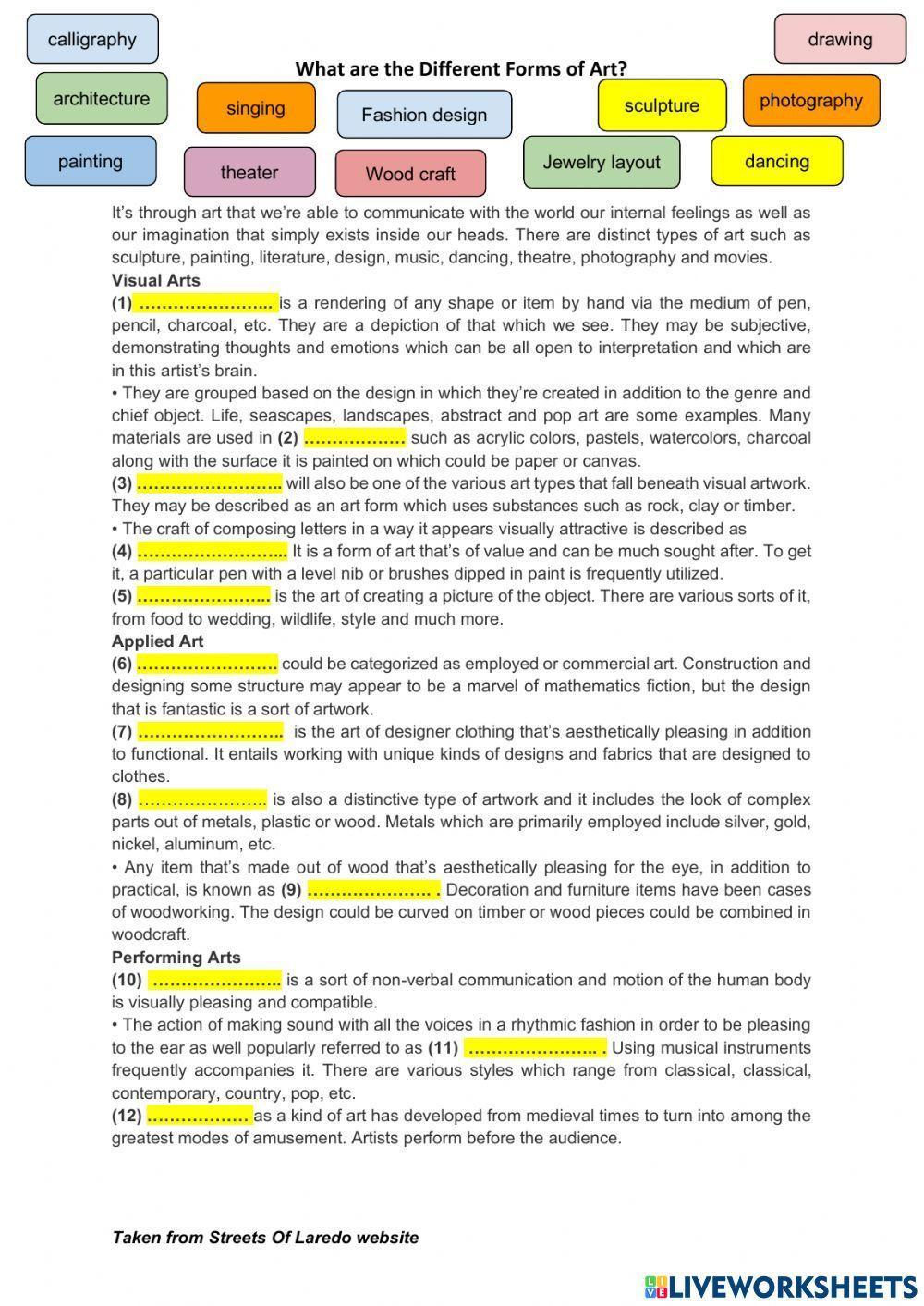 What are the Different Forms of Art?