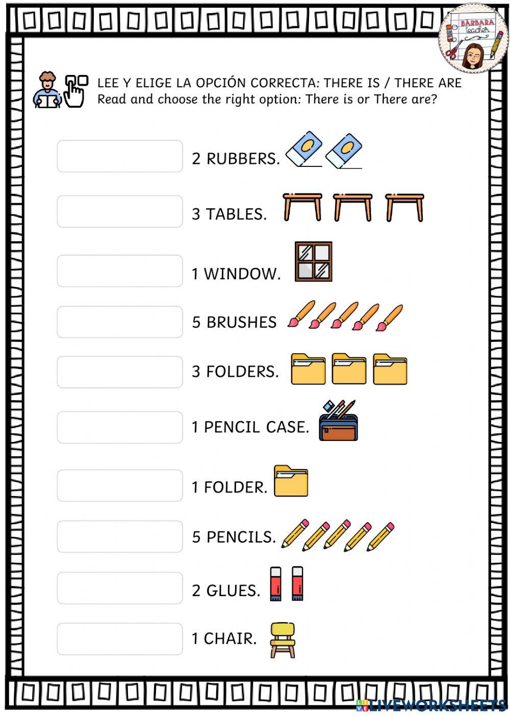 There is there are choose