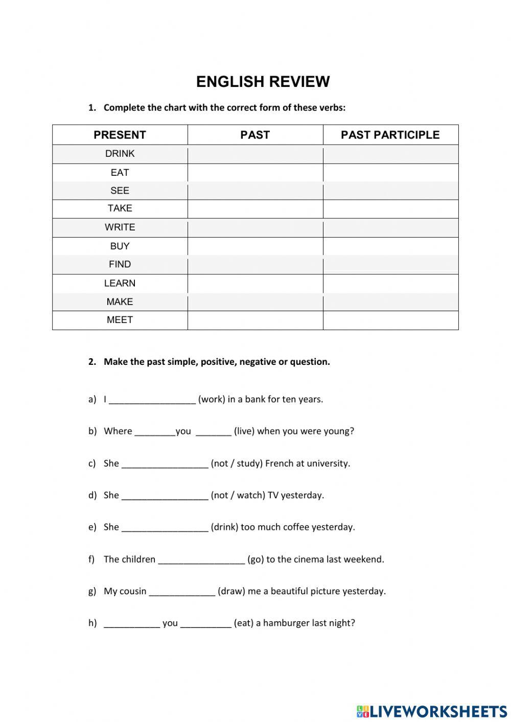 Repaso 2t trimestre inglés 5º BUENO