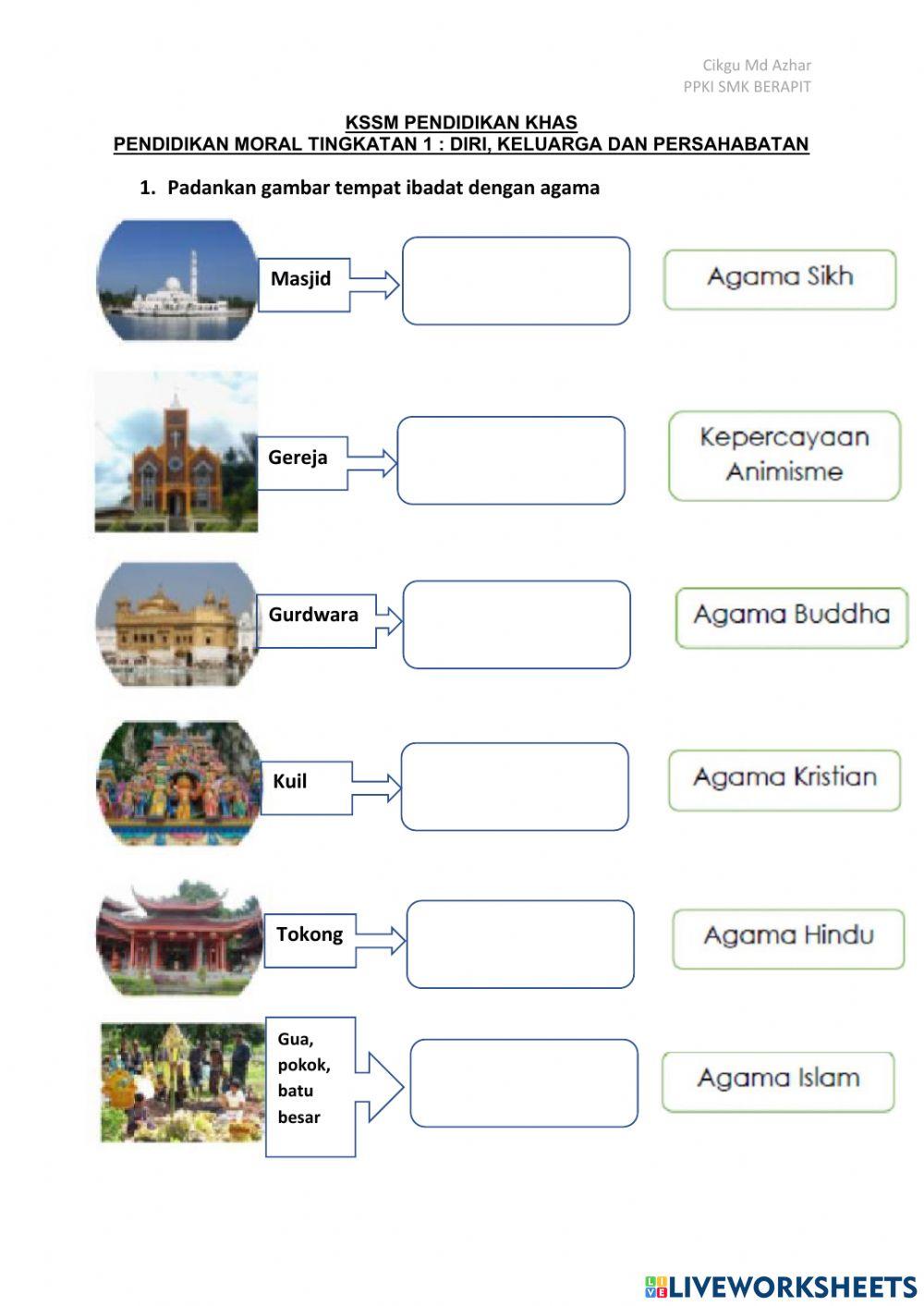 Hidup Beragama atau   Berkepercayaan