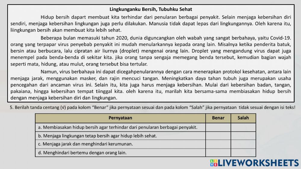 Latihan soal literasi 10