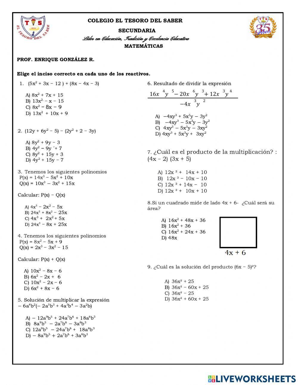 Examen de simulación