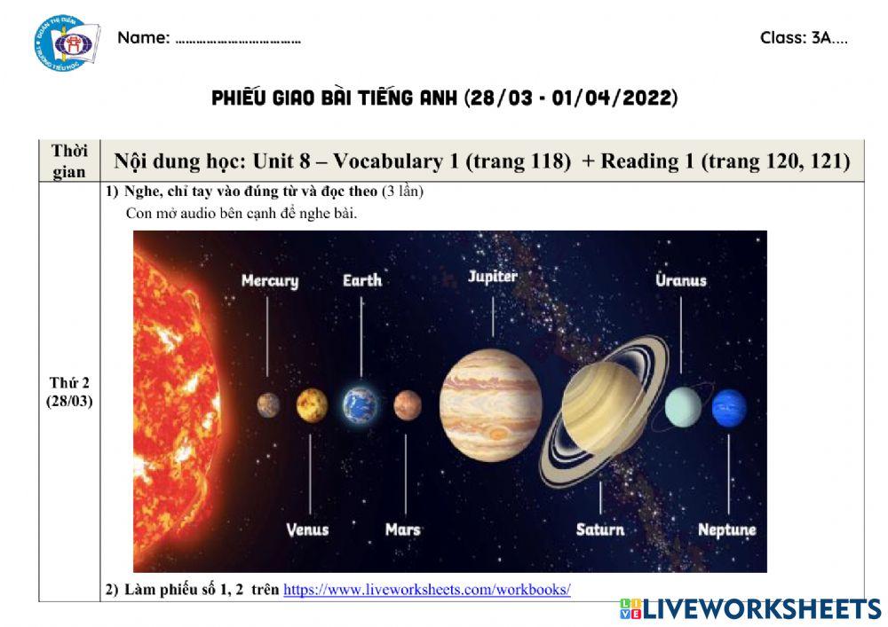 Hướng dẫn học tuần 34