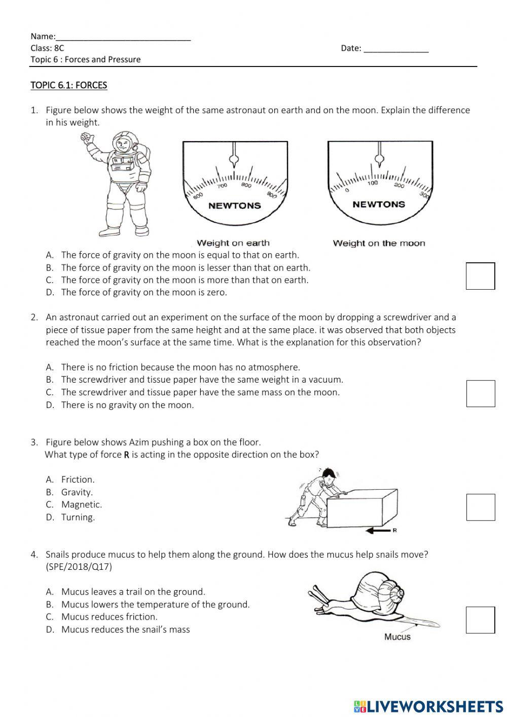 1966637 | 6 forces | Anis Bazilah | LiveWorksheets