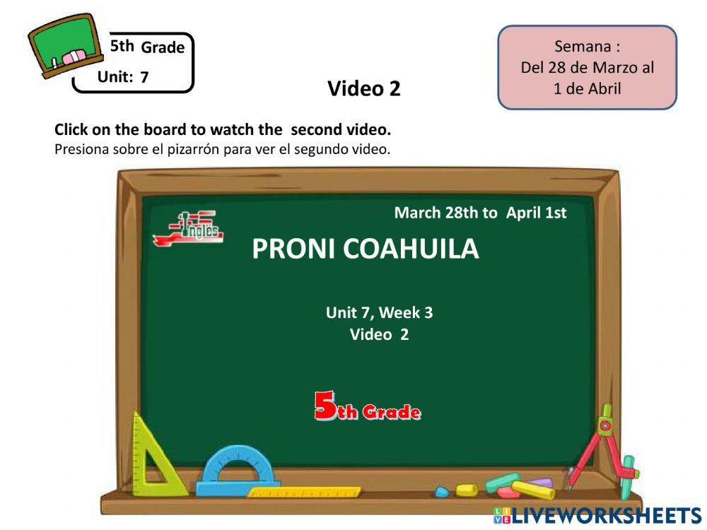 Activity 5th grade Unit 7 W3