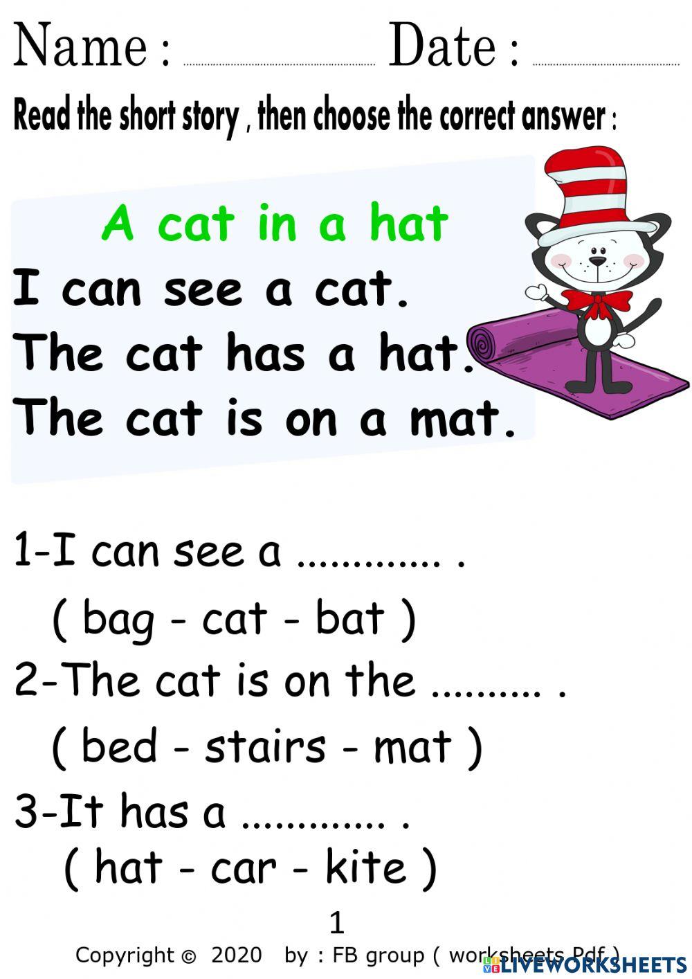 1966604 Short story sumazeani LiveWorksheets