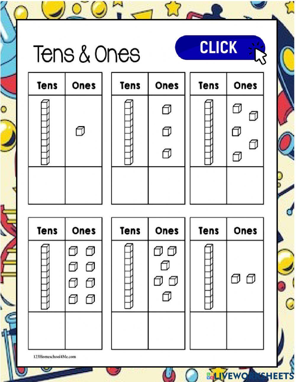 6 Rev Practice Tens and Ones