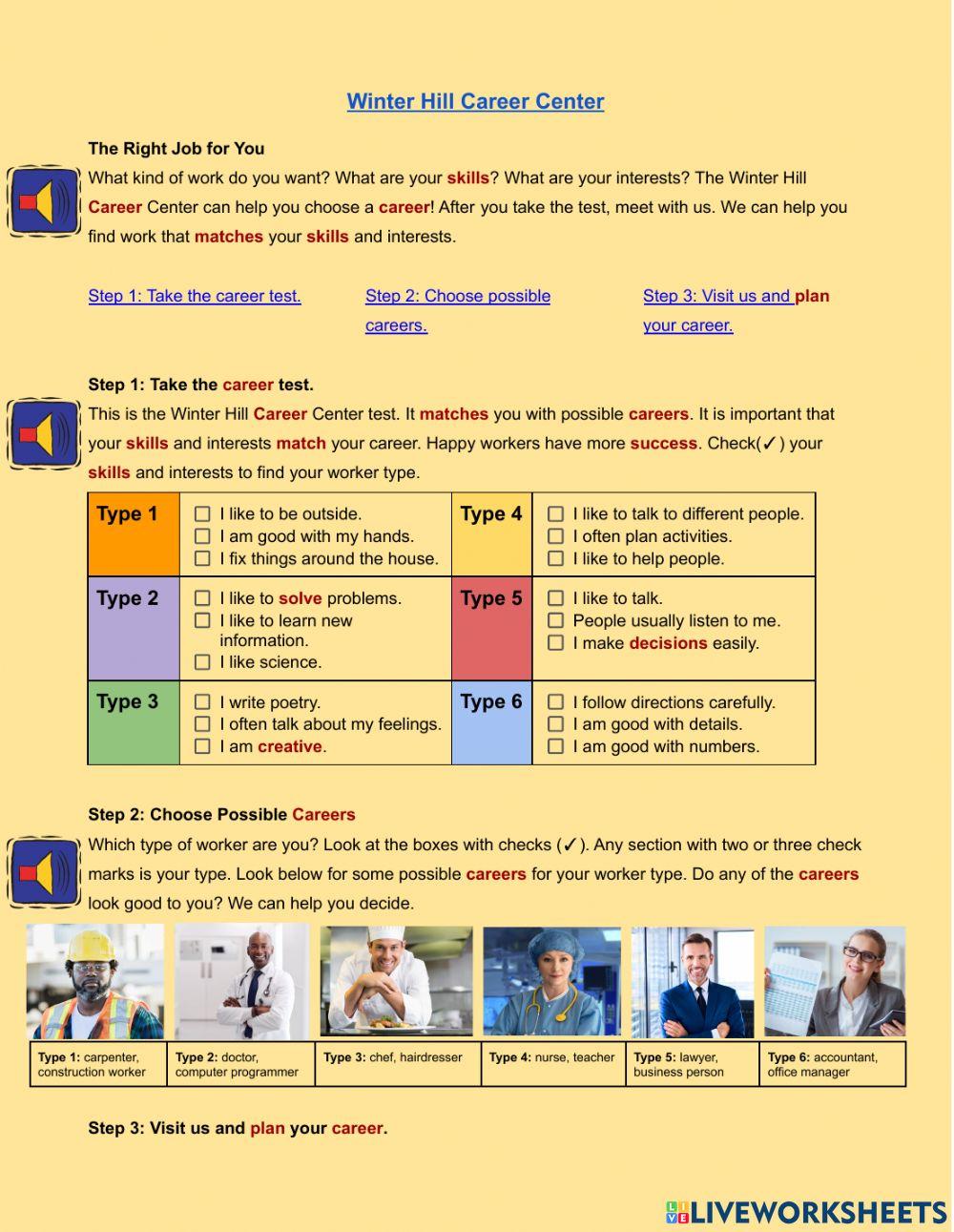 The Right Job for You