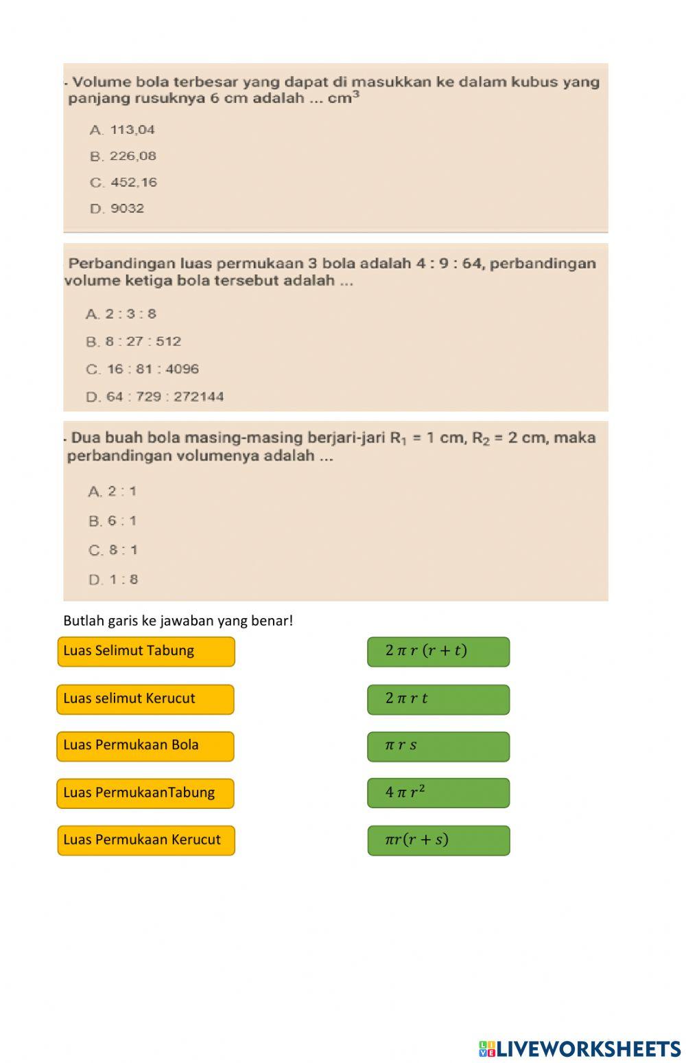 Bangun ruang sisi lengkung