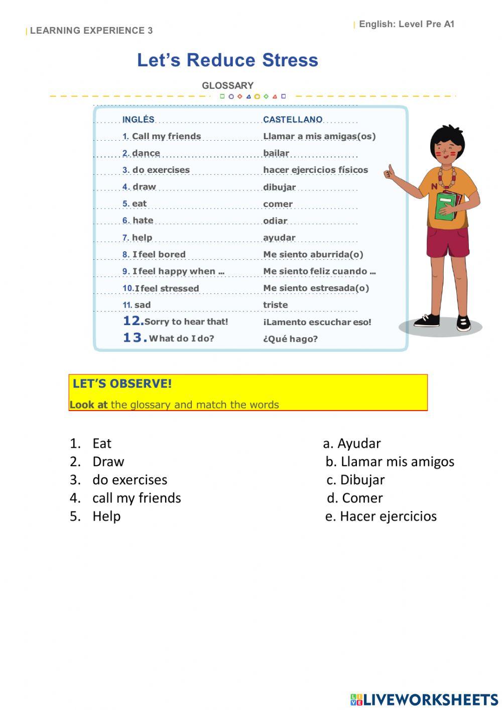 Let-s reduce stress - Activity 1