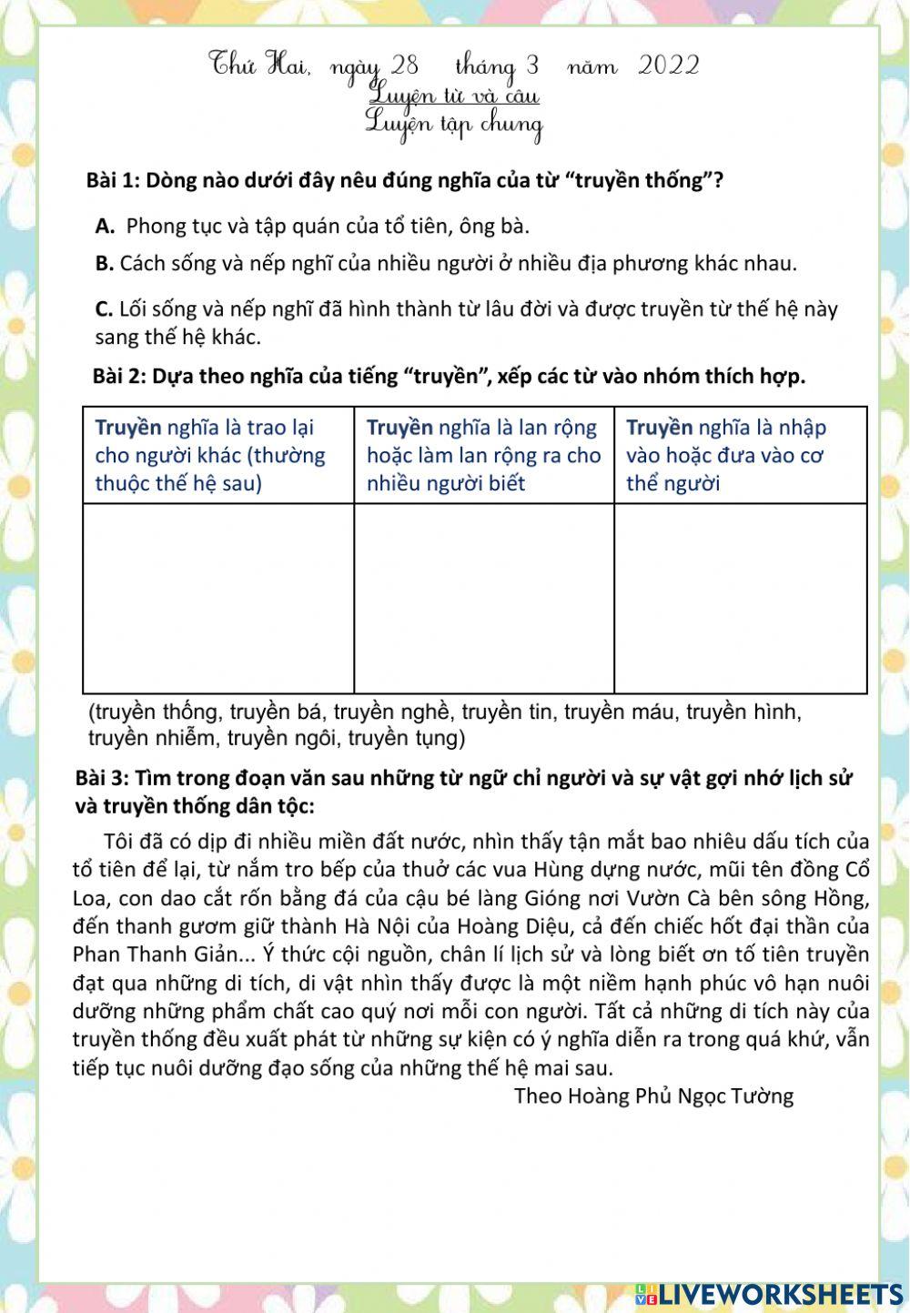 MRVT: Truyền thống MRVT: Truyền thống