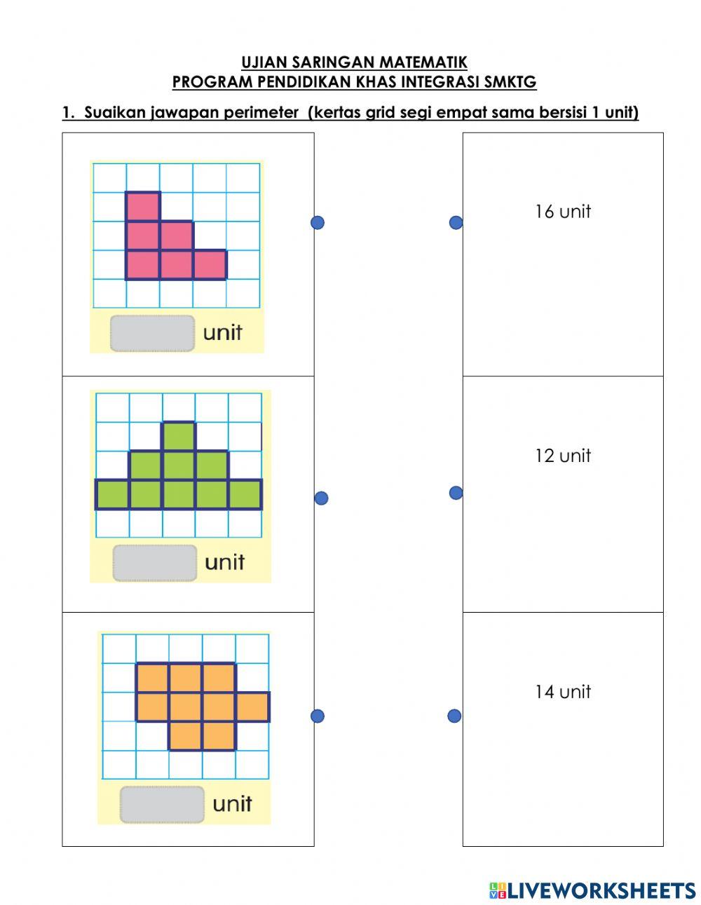 Ujian saringan matematik
