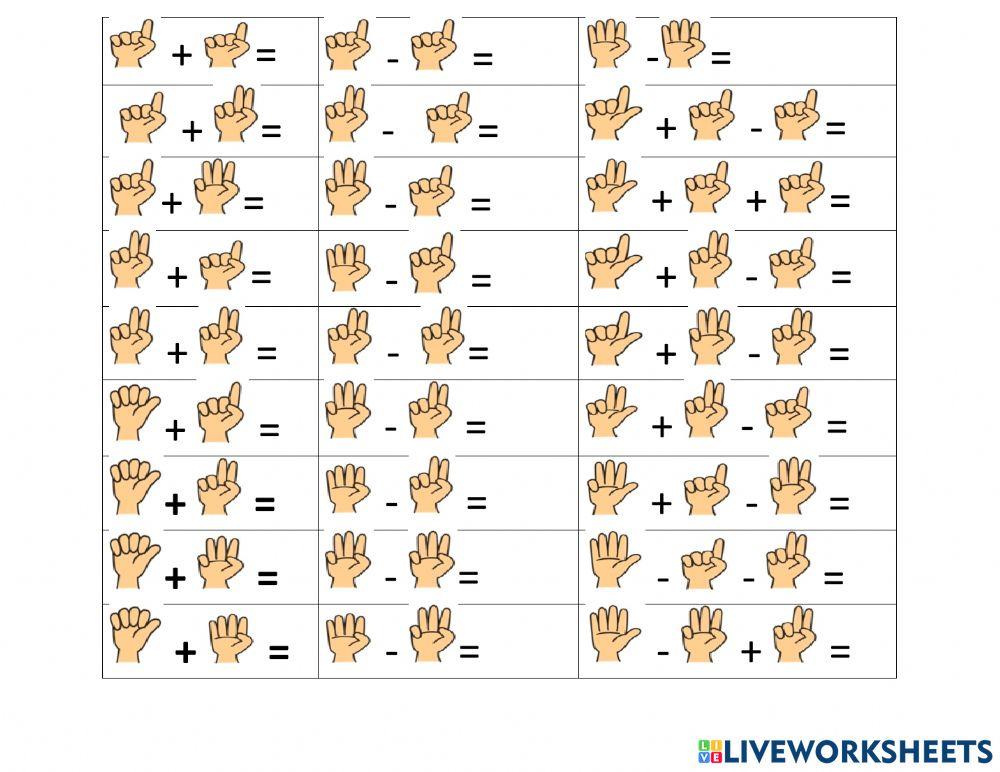 Bài tập cộng trừ basic 1