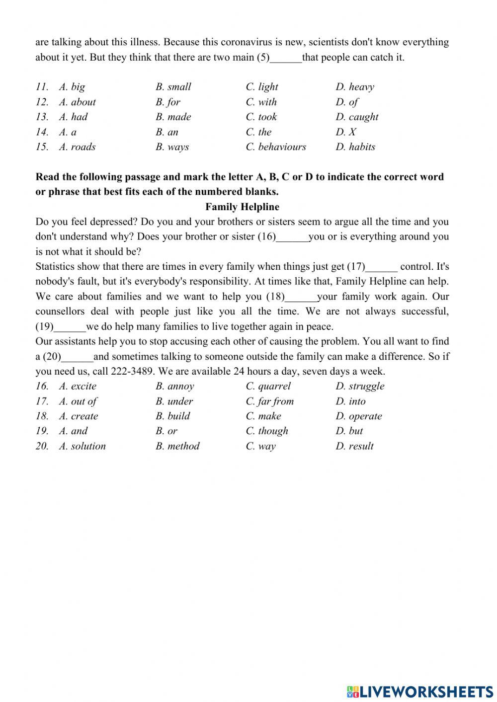 E9 - FT - ĐK - Reading Practice 1 - NTC 2021.2022
