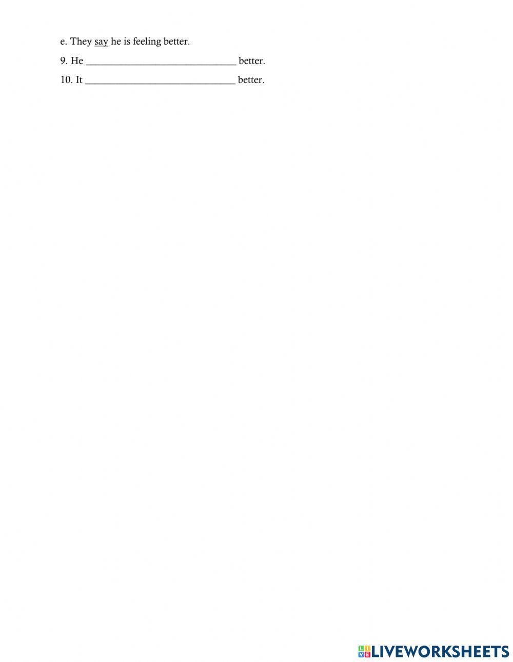 Passive with reporting verbs