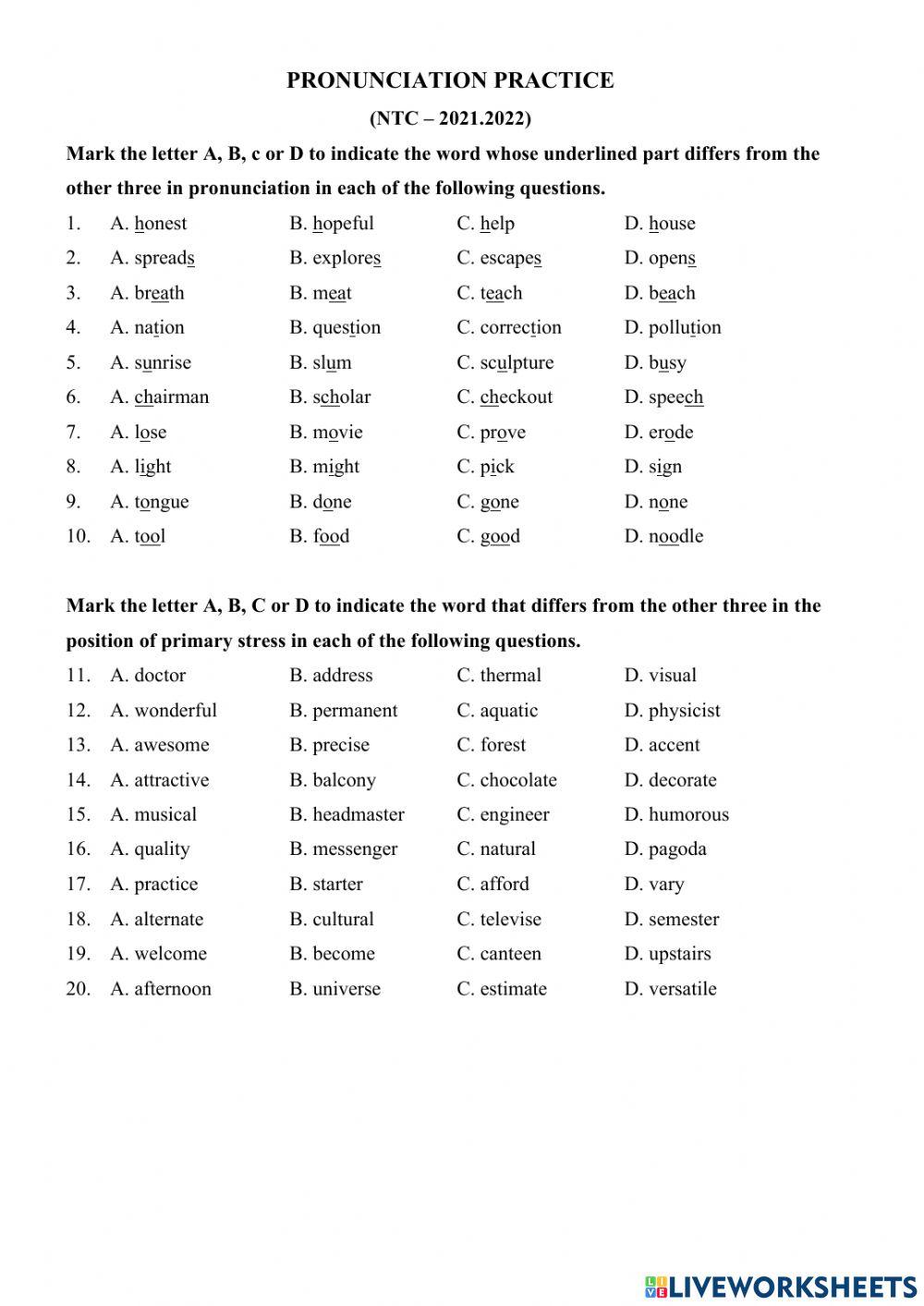 E9 - FT - ĐK - Phonetics - NTC 21.22