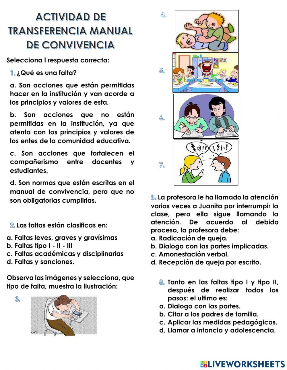 Actividad de transferencia - sociales