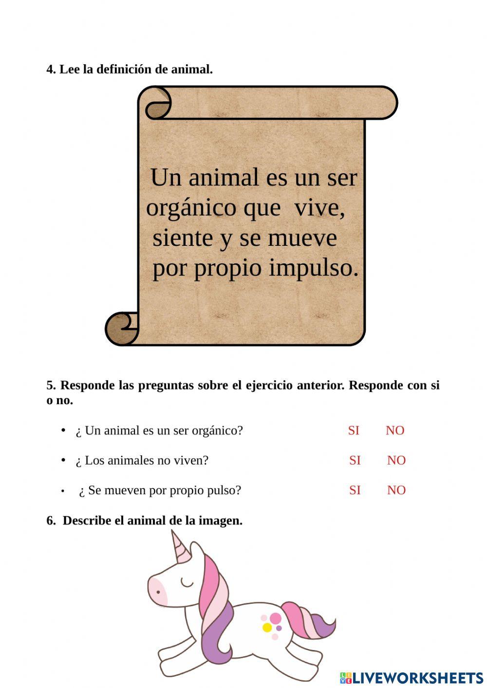 Los animales