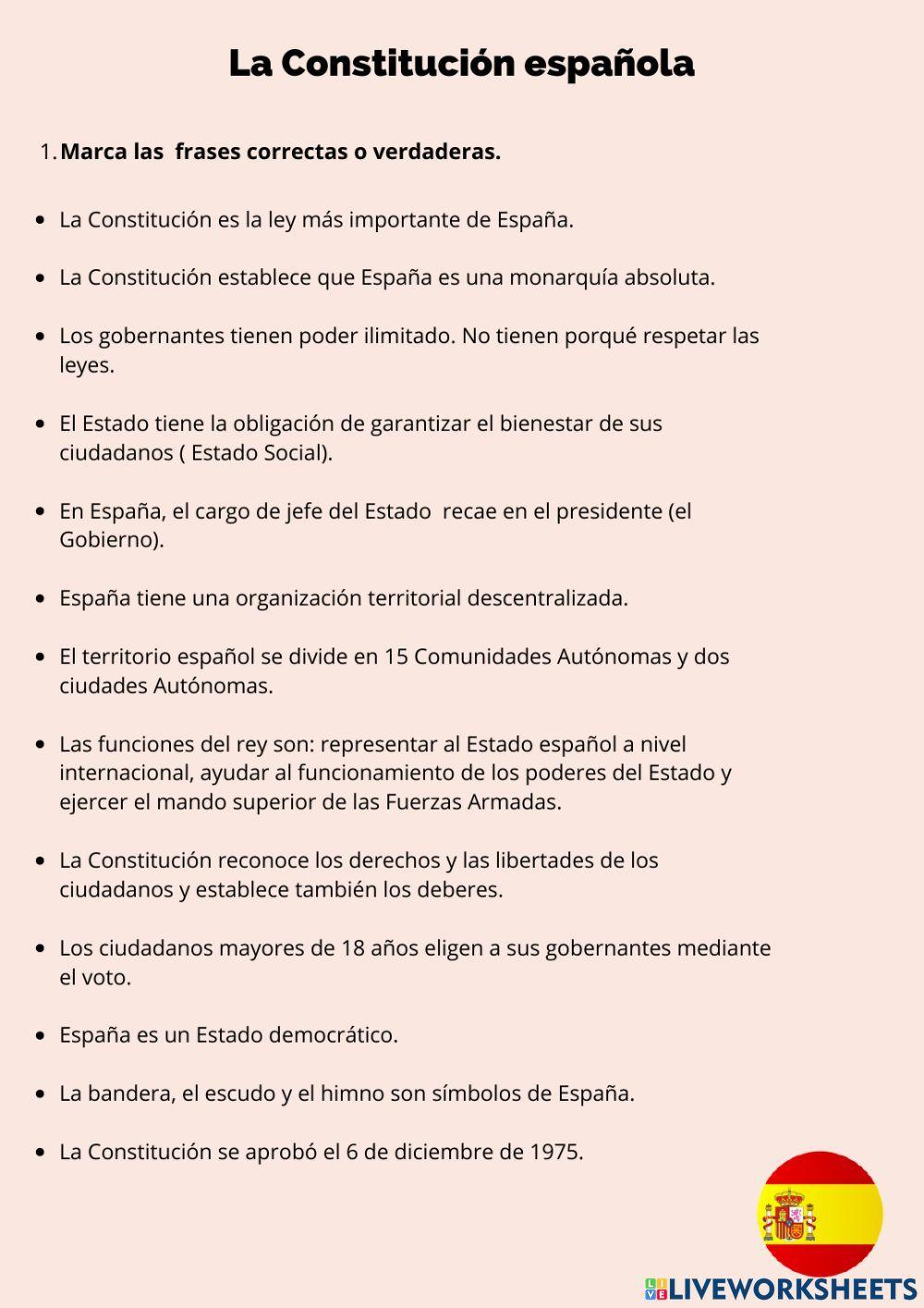 La Constitución española