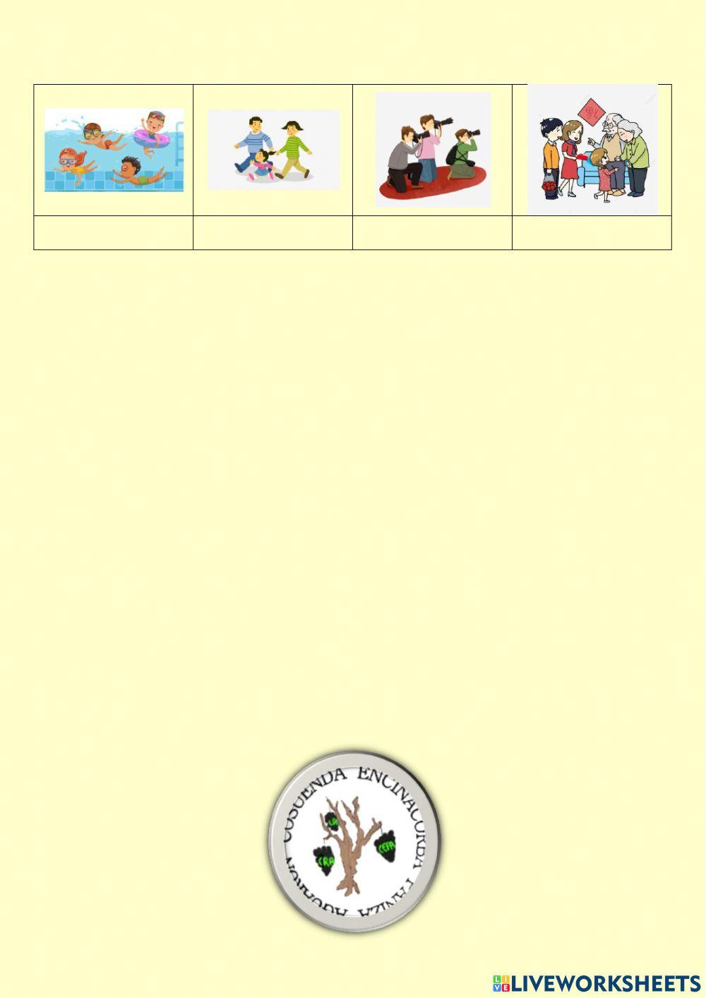 34 present simple free time