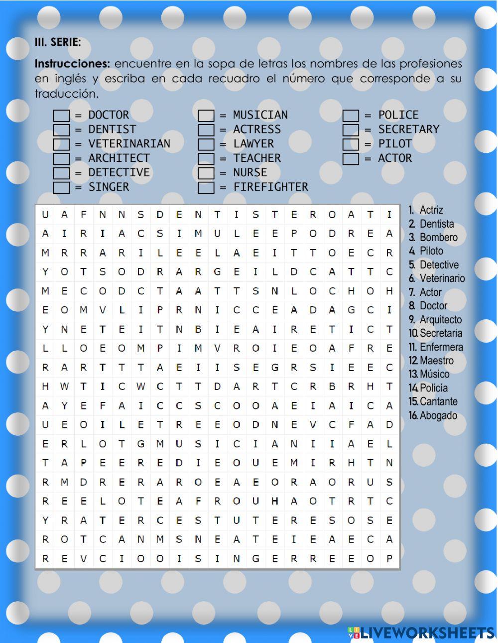 City places and professions - 1.5.5°