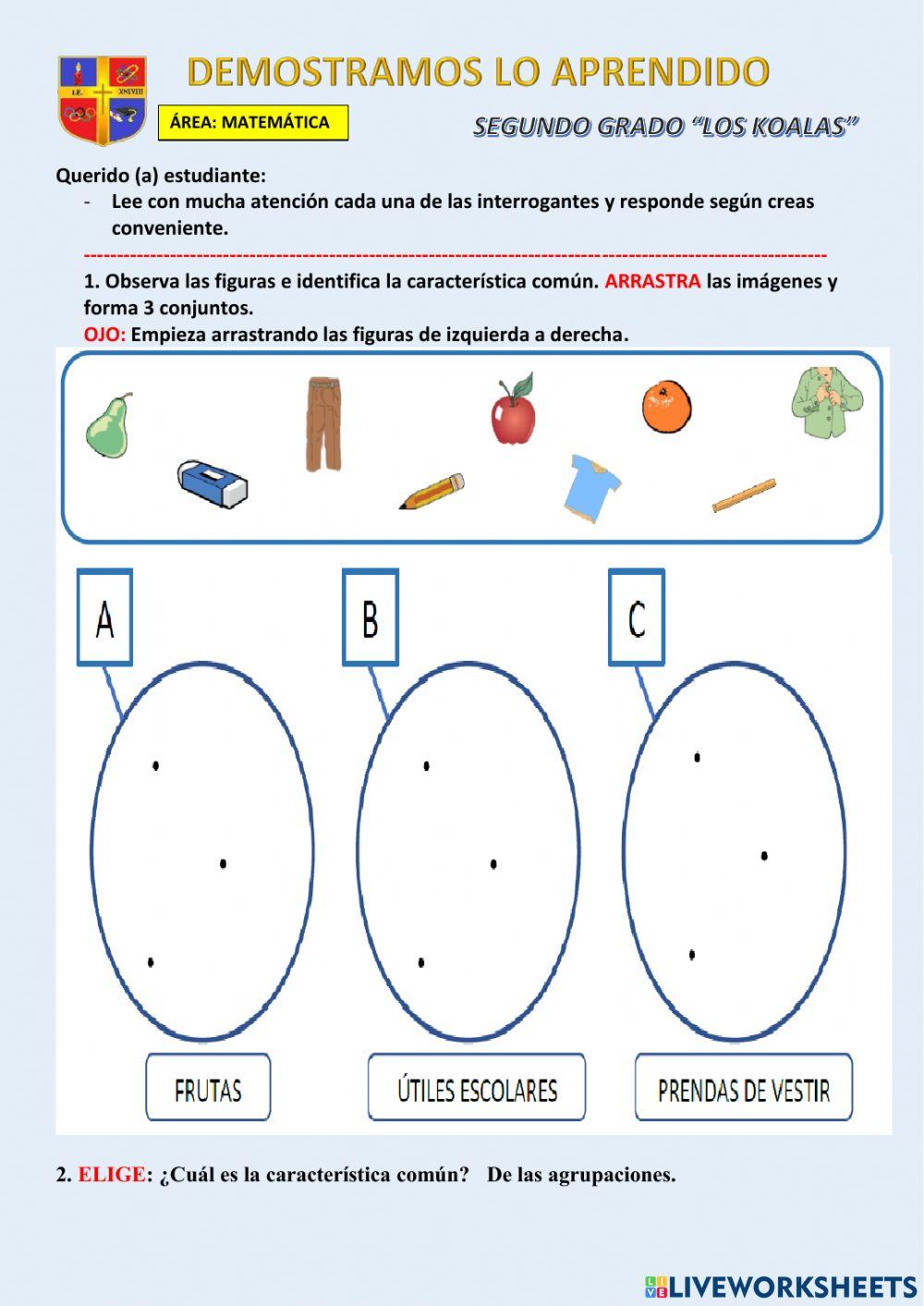 Representación y determinación de conjuntos