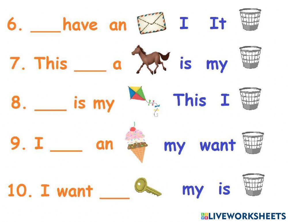 Sight word: It.see.have.want.this