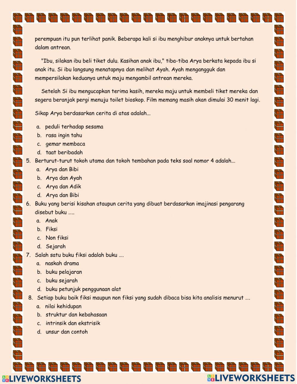 PS 2 Bahasa Indonesia Tema I