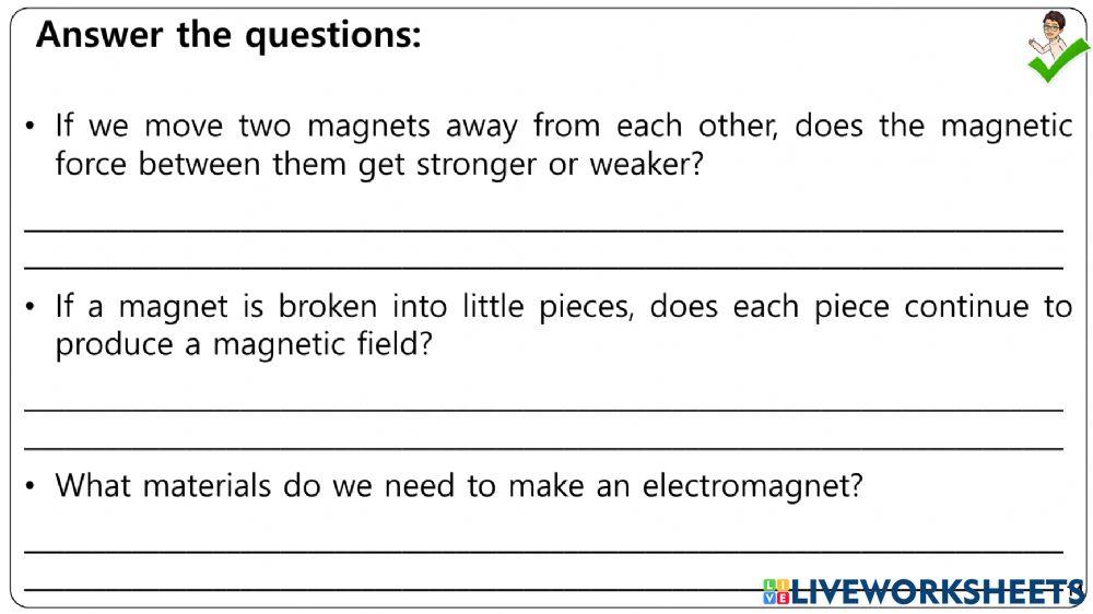 Electricity & Magnetism WORKSHEETS (2)