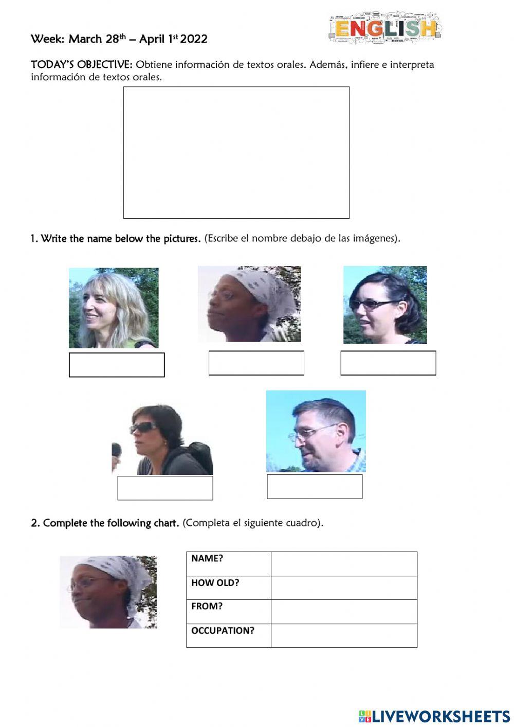 Personal information