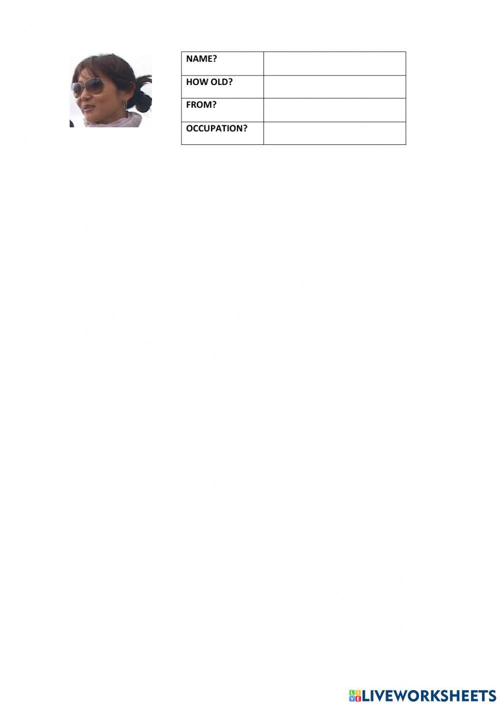 Personal information