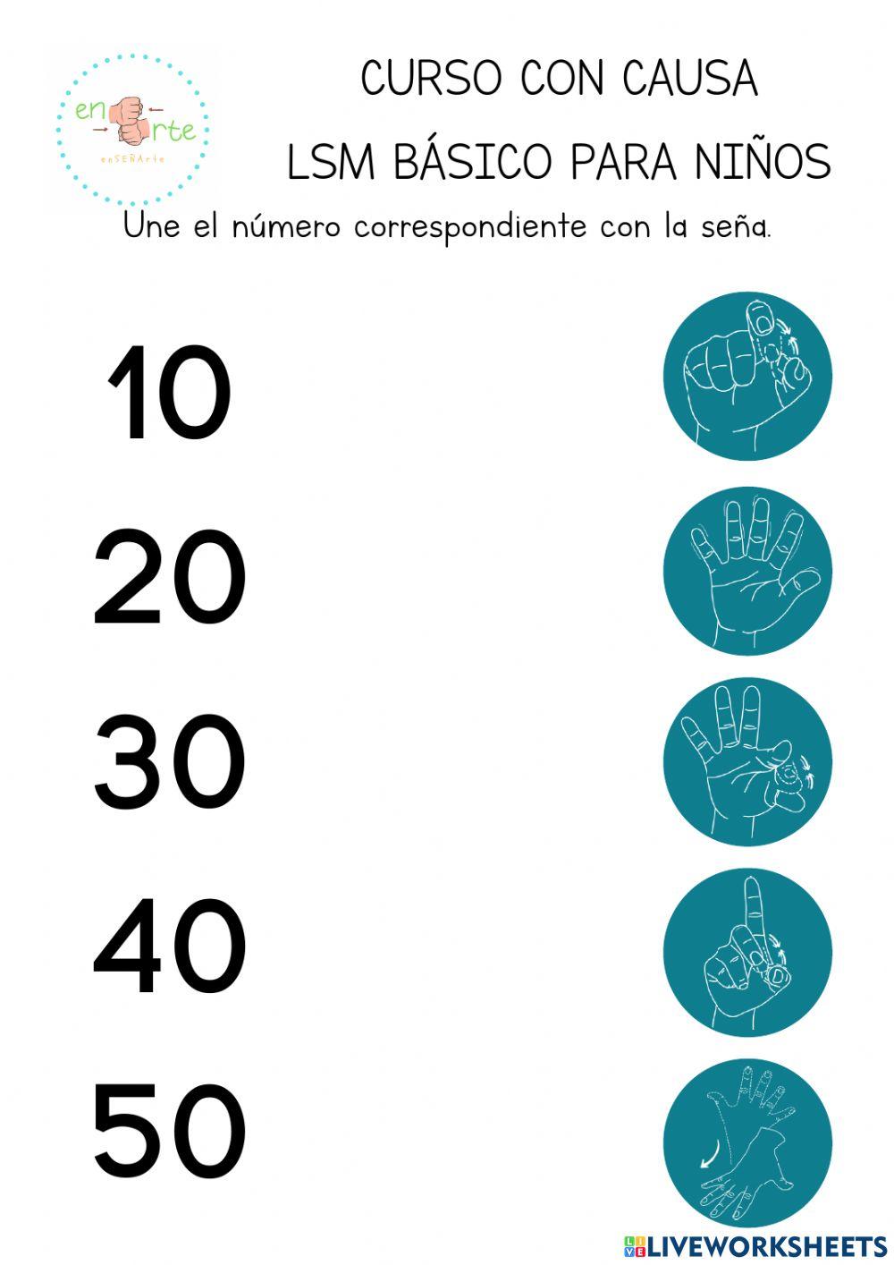 Números 10-100 lsm