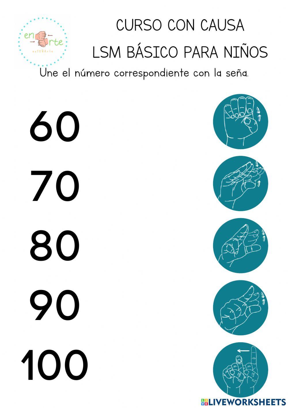 Números 10-100 lsm