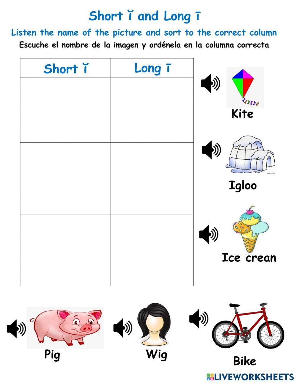Short and long Ii Short and long Ii