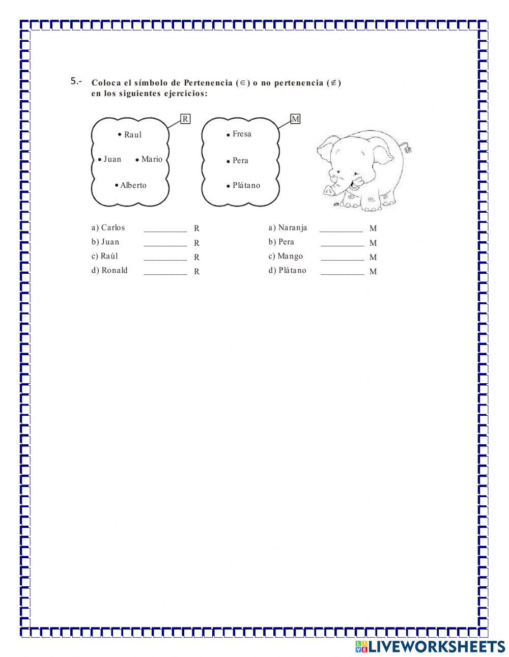 Evaluación mensual de aritmetica